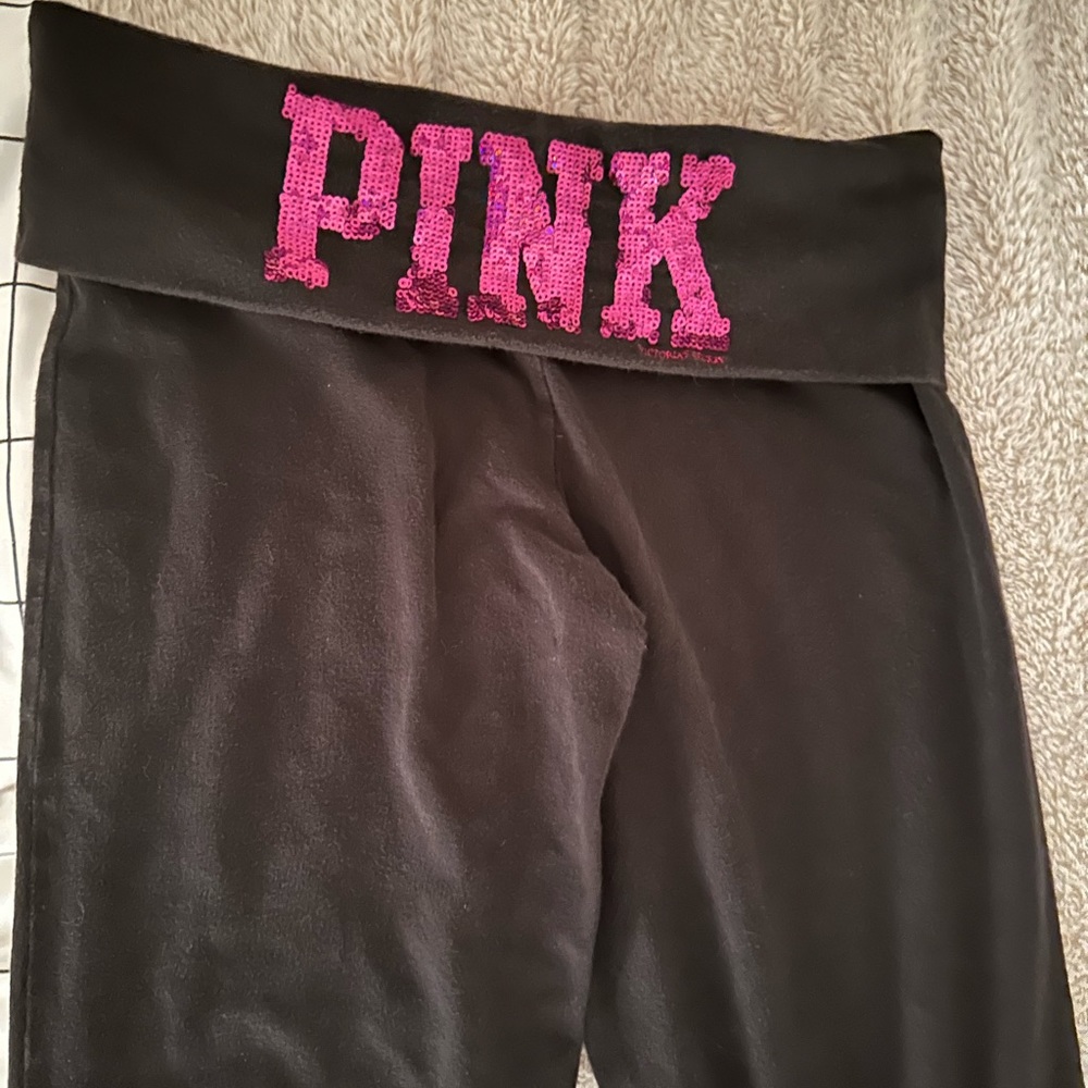 PINK wide leg leggings